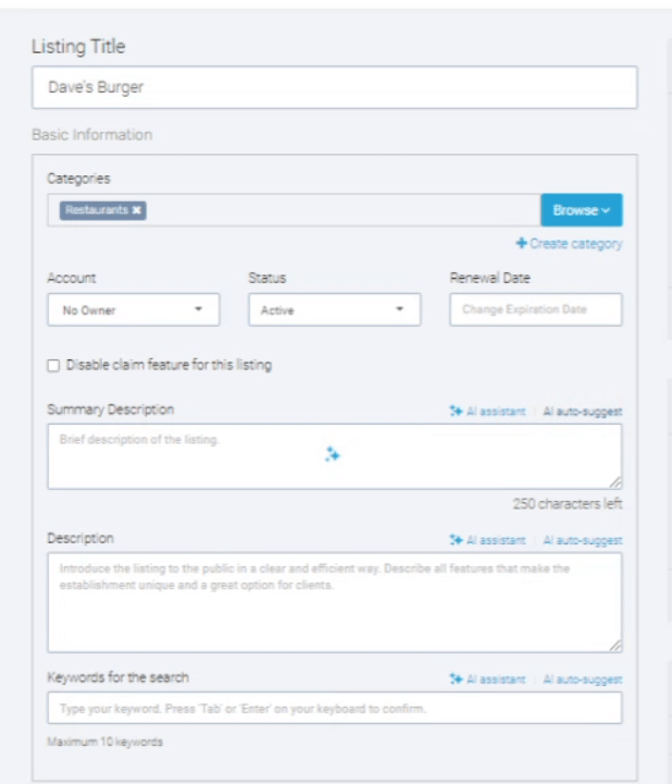 eDirectory - Inteligência Artificial eDirectory - Inteligência Artificial