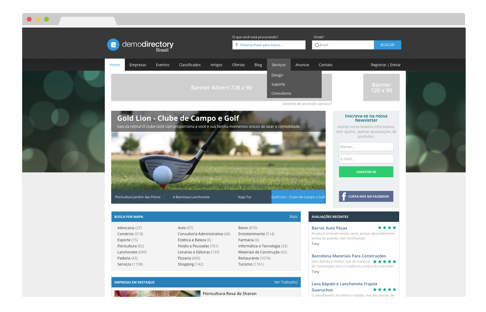 eDirectory Menu Dropdown eDirectory Dropdown Menu