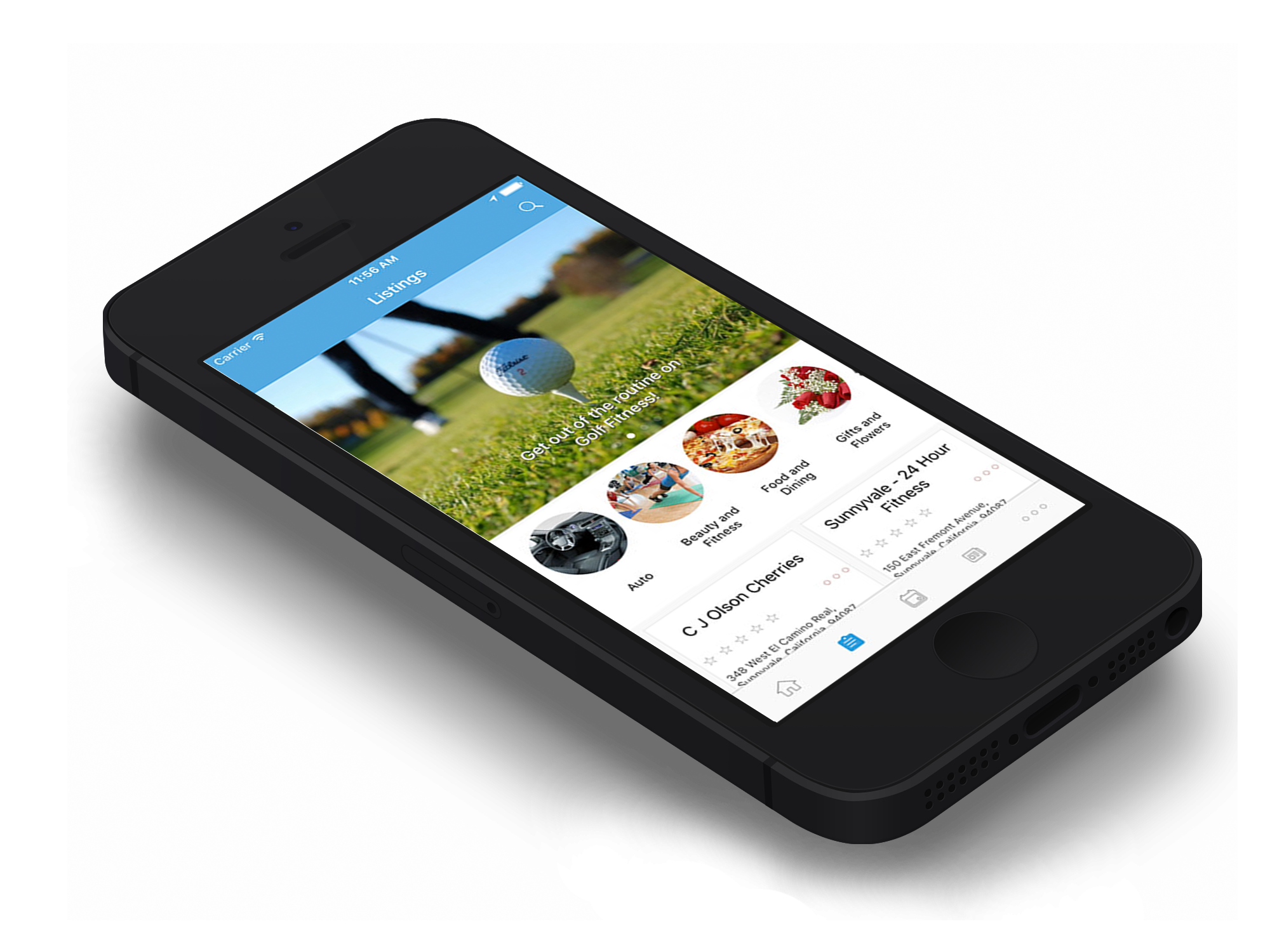 tela do aplicativo eDirectory