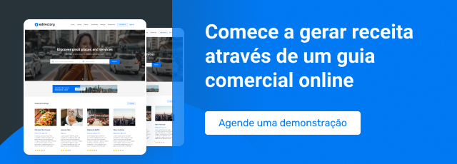 Comece a gerar receita através de um guia comercial online