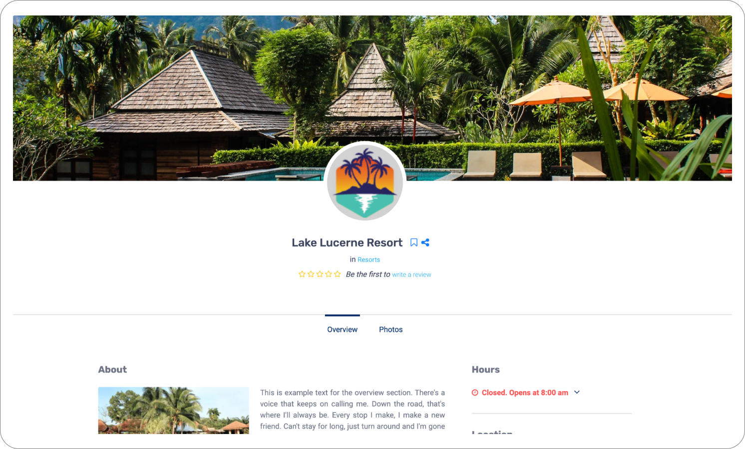 eDirectory - Cabeçalho centralizado