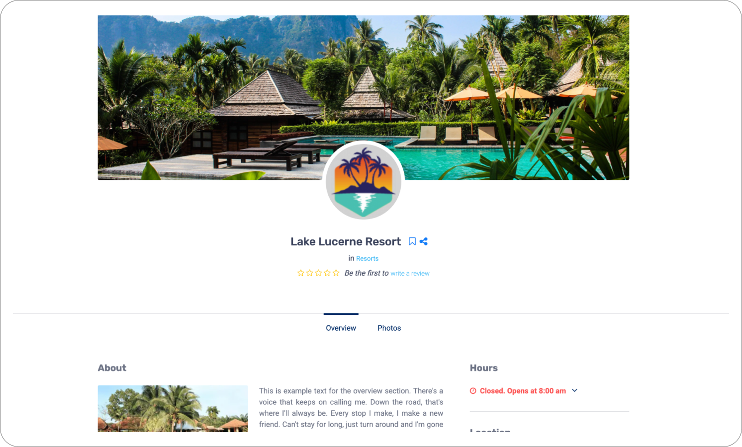 eDirectory - Cabeçalho centralizado