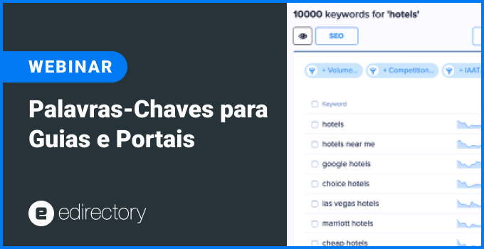 Palavras-Chaves para Guias e Portais