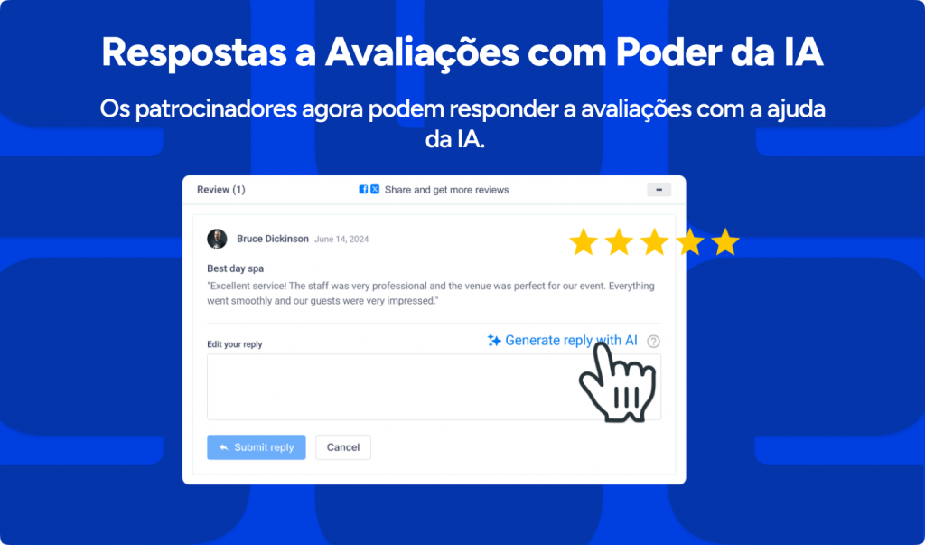 Gestão de Avaliações Turbinada com IA